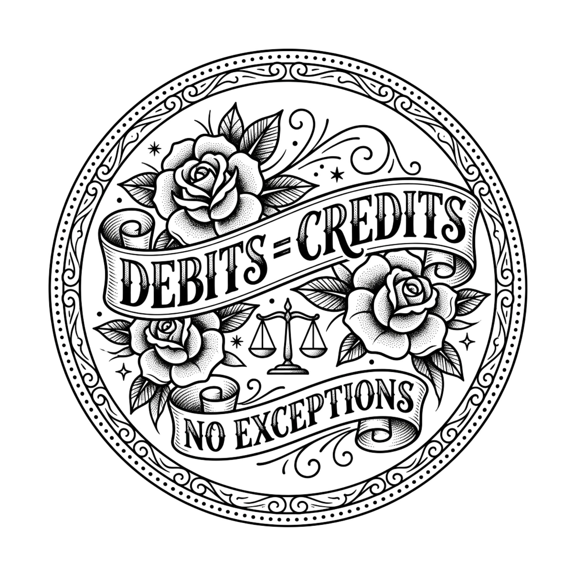 Debits = Credits. No Exceptions