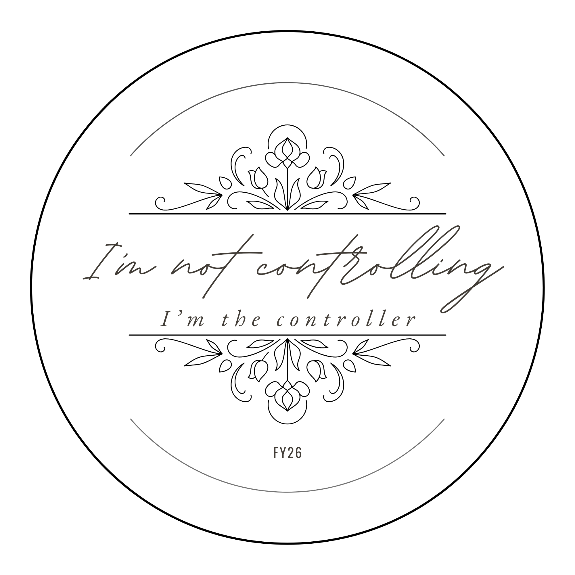 I’m Not Controlling. I’m the Controller