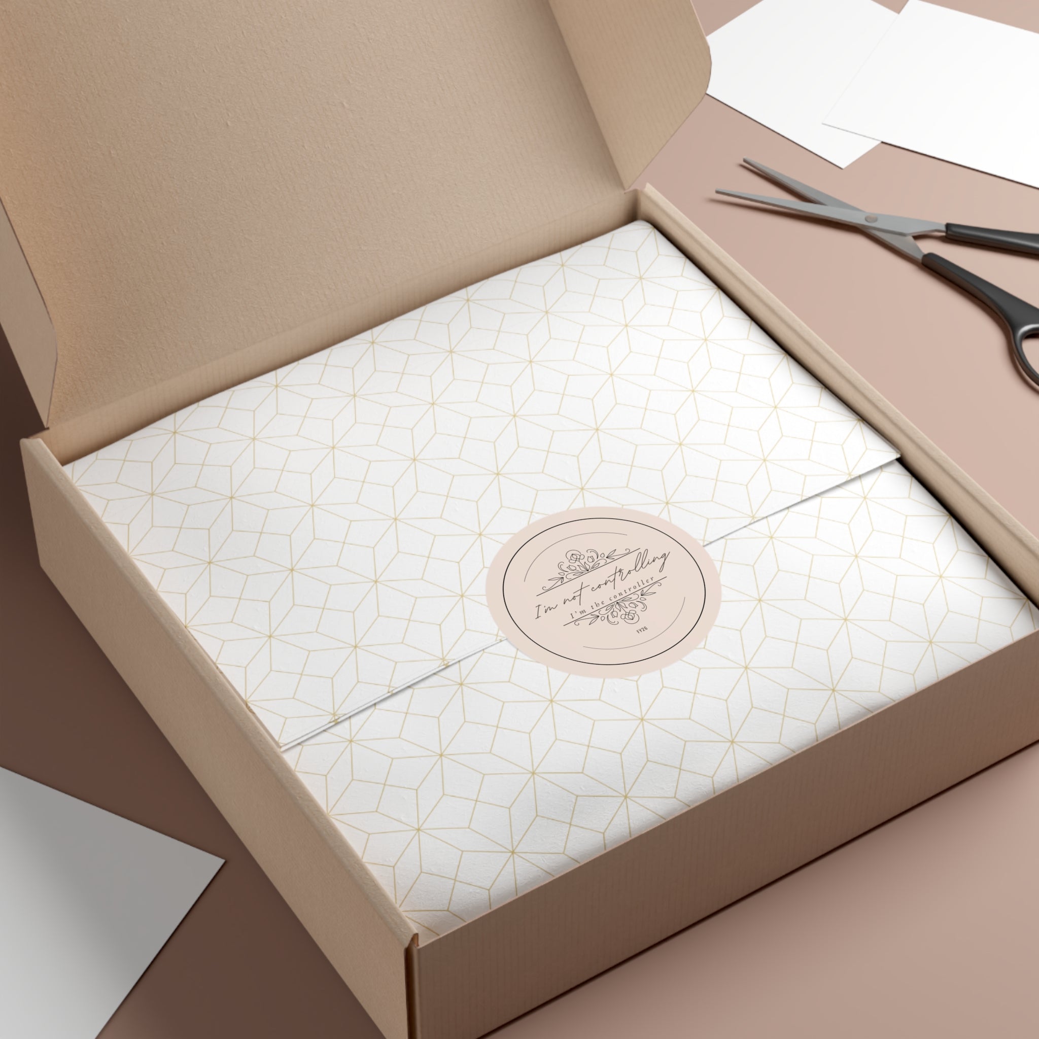 “I’m Not Controlling, I’m the Controller – FY26” Circle Sticker – Funny Accountant Humor