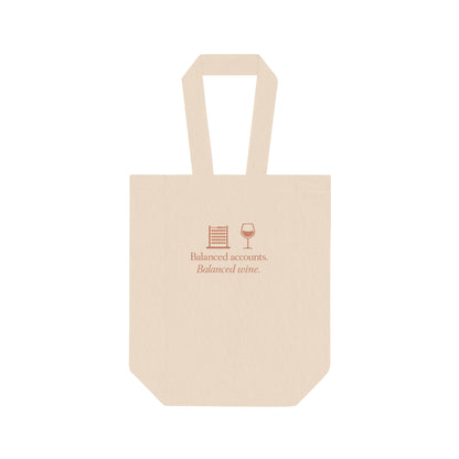 Wine Tote Bag — "Balanced Accounts, Balanced Wine"