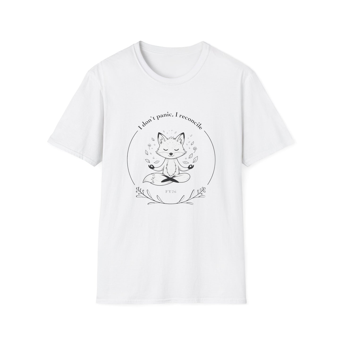 FY26 “I Don’t Panic, I Reconcile” Funny Accounting lightweight T-Shirt
